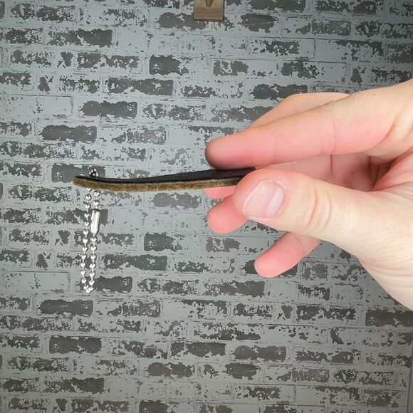 Harley Davidson | leather stamped tag - Picture 2 of 5